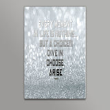 ARISE | SILVER | QUOTE | Wall Art
