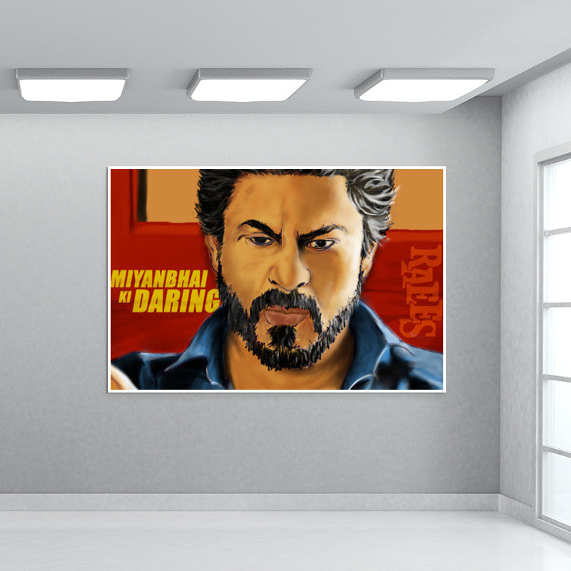 Raees Shah Rukh Khan Artwork Wall Art