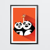 Kung Fu Panda 3 -Po Li & Ping Wall Art