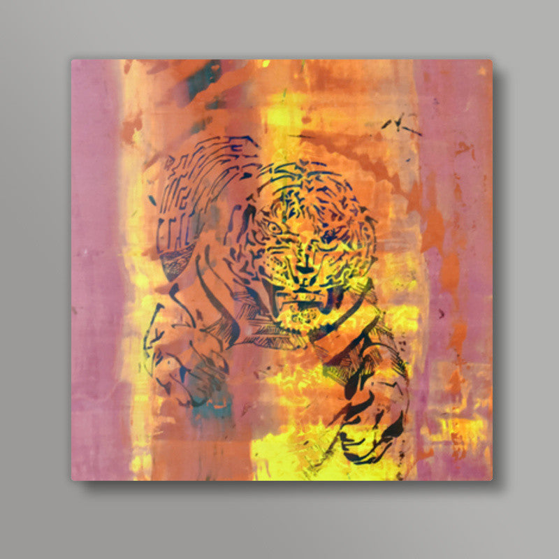 Camo Square Art Prints