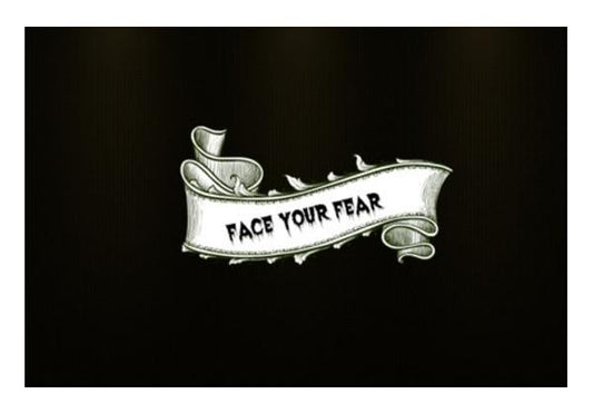 PosterGully Specials, Face your FEAR Wall Art