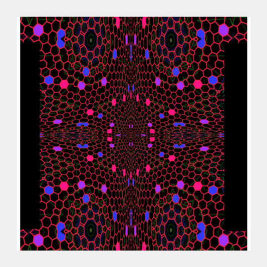 Square Art Prints, Honeycomb Square Art Prints