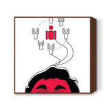 Desire for Fame Square Art Prints