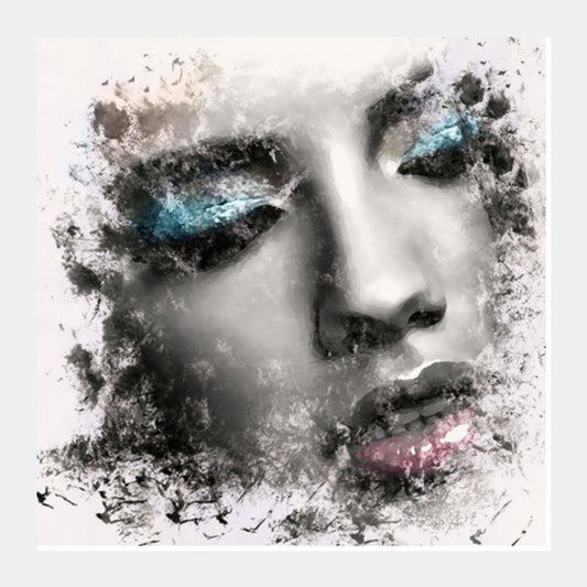 Dreamy Eyes Square Art Prints