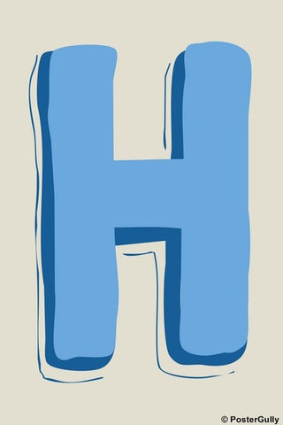 Wall Art, H-Alphabets, - PosterGully