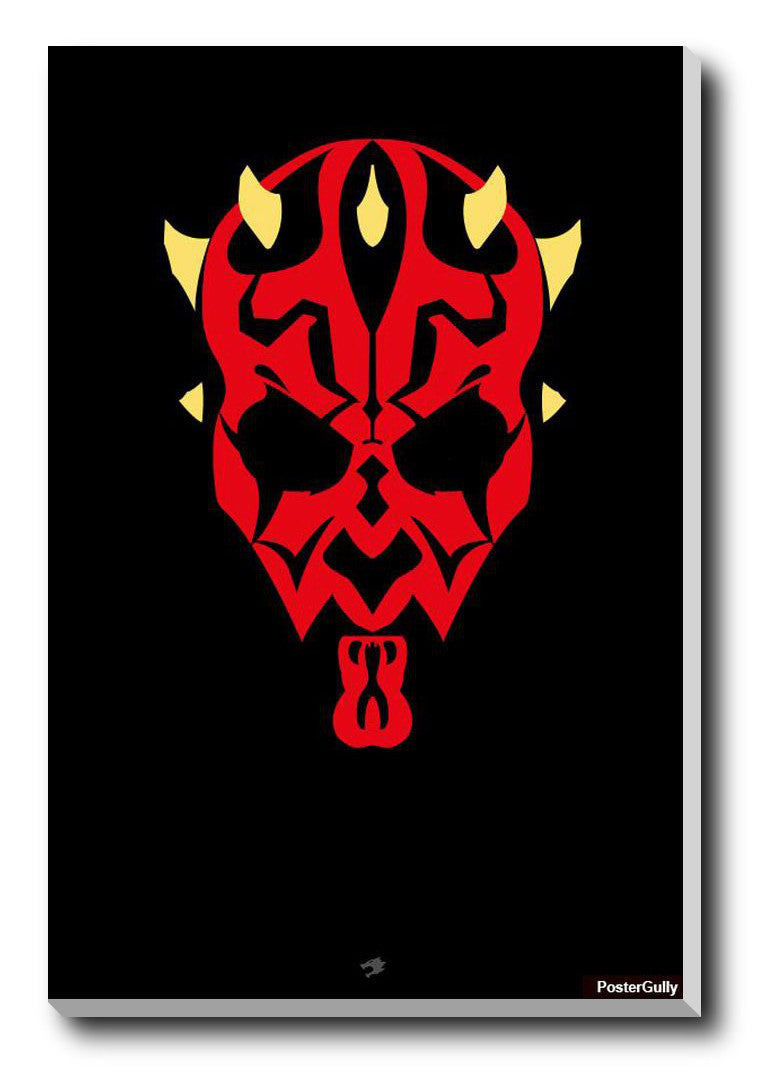 Wall Art, Darth Maul Face Artwork