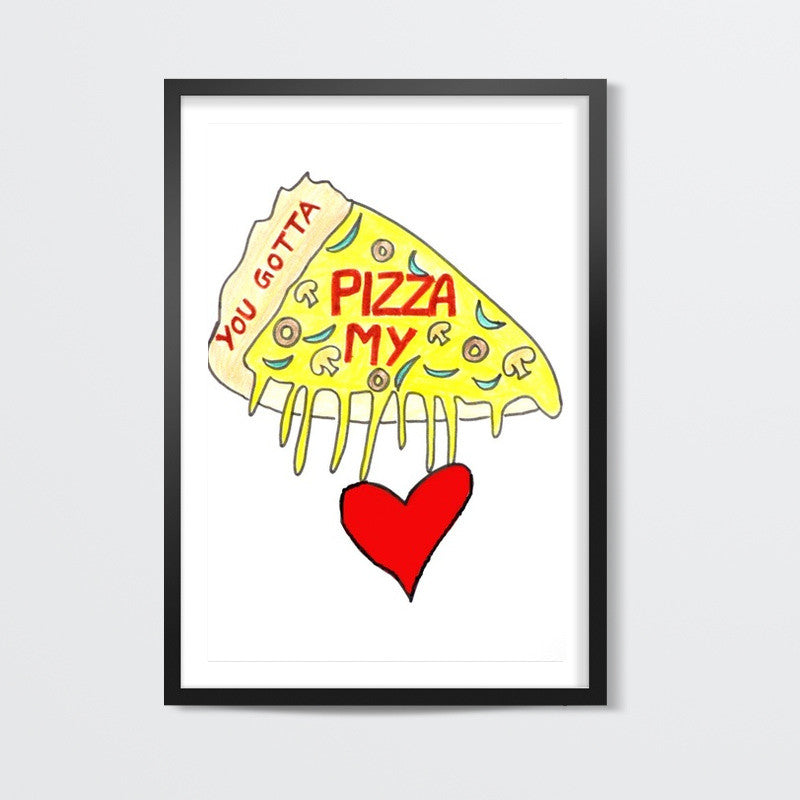 Pizza Love Wall Art