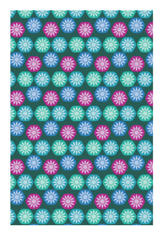 Abstract Colorful Floral Vector Pattern Art PosterGully Specials