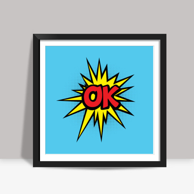 Comic Square Art Prints