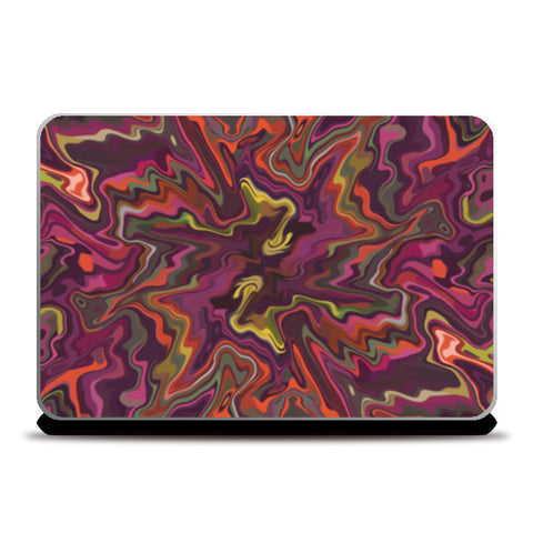 Colorful Abstract Chaos Art Design Laptop Skins