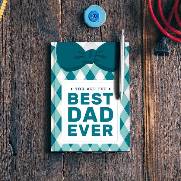 Best Dad Ever Shirt Art Notebook