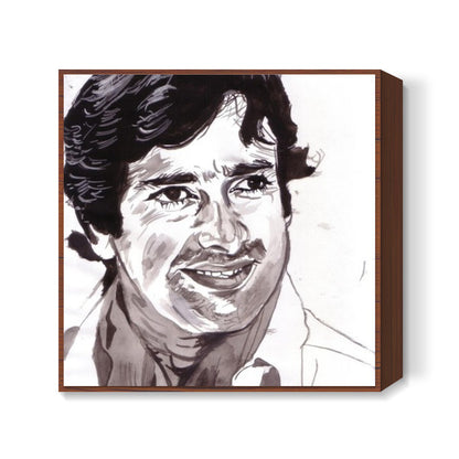 Shashi Kapoor is Bollywoods star gentleman Square Art Prints