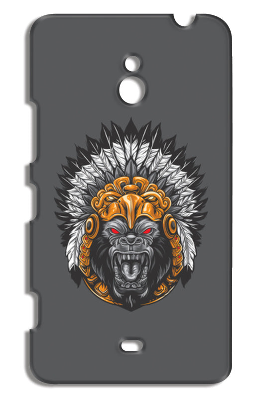 Gorilla Wearing Aztec Headdress Nokia Lumia 1320 Cases
