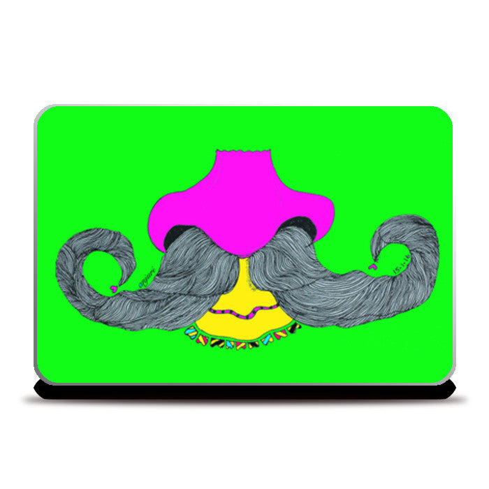 Rose in Neon Hues Laptop Skins