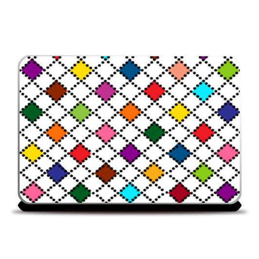Colourful Geometric Pattern Laptop Skins
