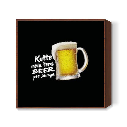 Beer pe jaunga- Square Art print