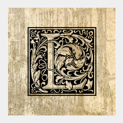 Ornate L Square Art Prints