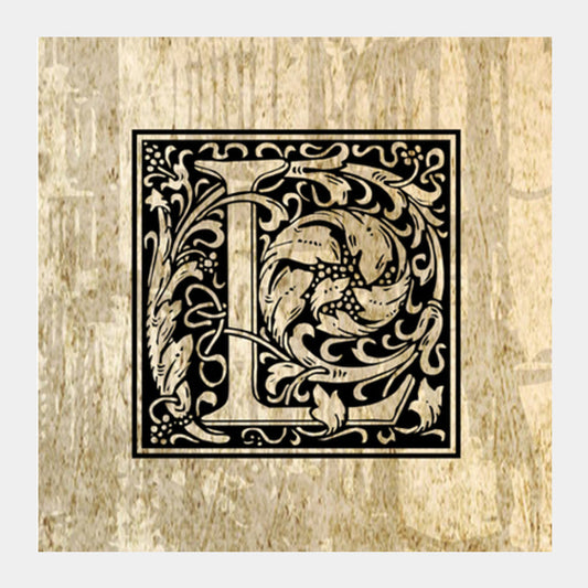 Ornate L Square Art Prints