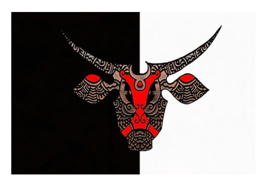 Wall Art, Taurus Zenscrawl Wall Art