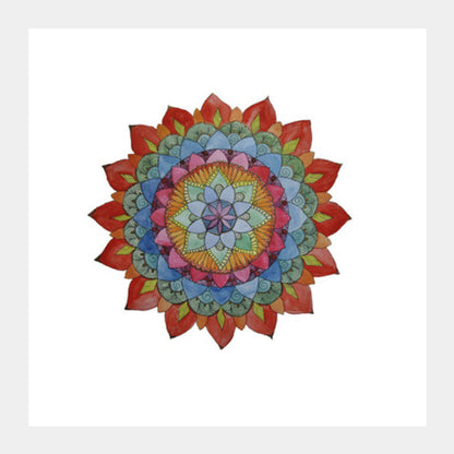 Square Art Prints, The Earth Laughs in Flowers Square Art Prints