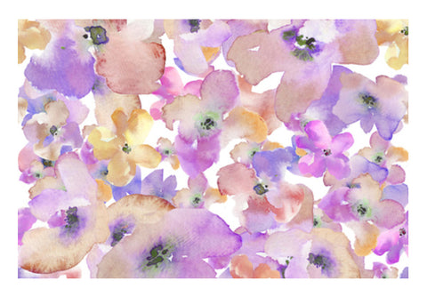 Lilac Florals Wall Art