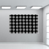 Black n White Mandala Pattern Wall Art