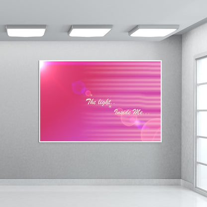 tHE Light Inside mE Wall Art