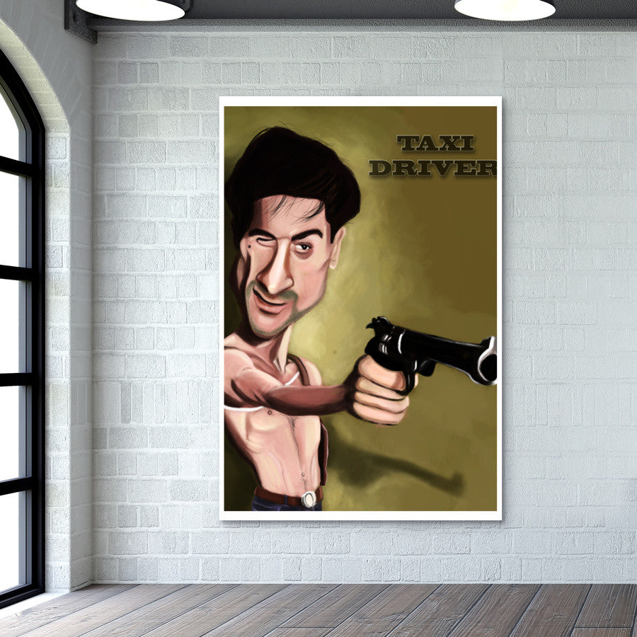 Taxi Driver | Caricature Wall Art