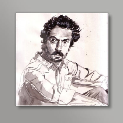 Nawazuddin Siddiqui is a versatile actor Square Art Prints