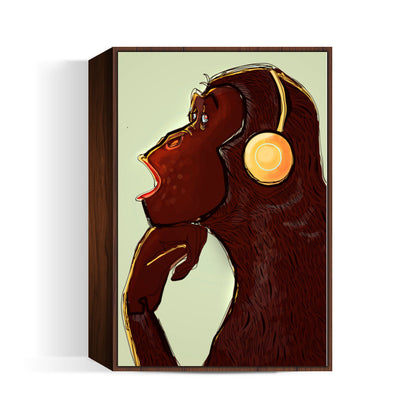 chimp music Wall Art