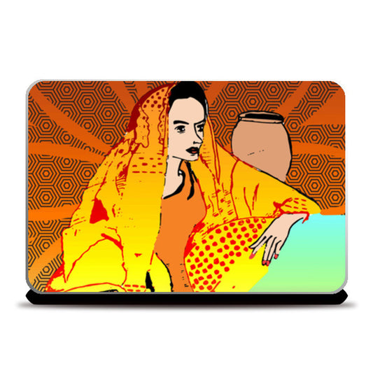 Lovely Lady Artwork Laptop Skins