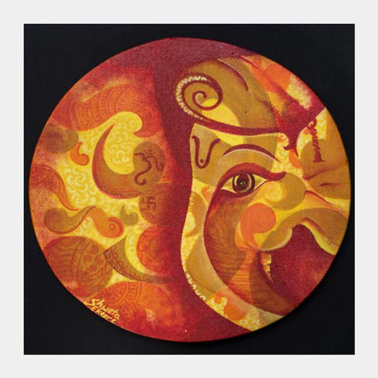 Ganesha Square Art Prints PosterGully Specials