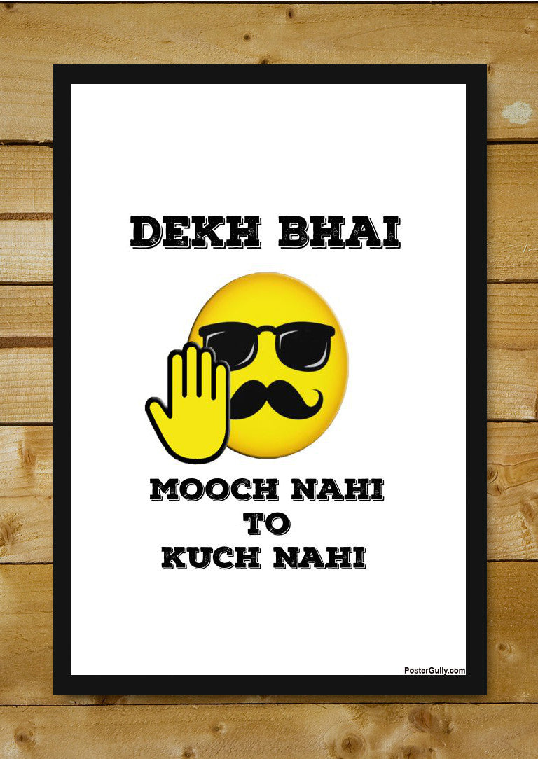 Brand New Designs, Mooch Nahi White Artwork