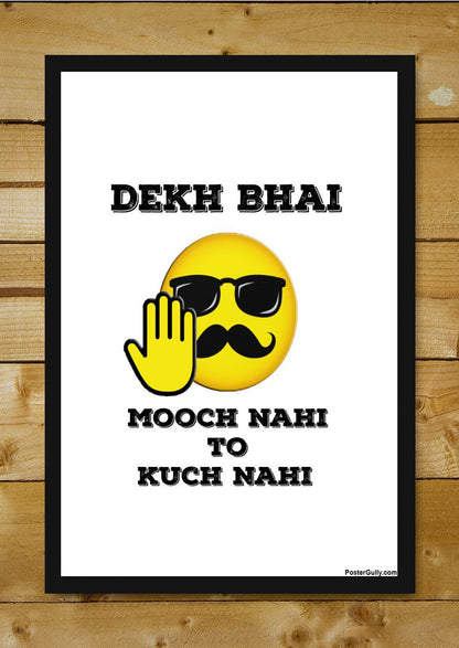 Brand New Designs, Mooch Nahi White Artwork