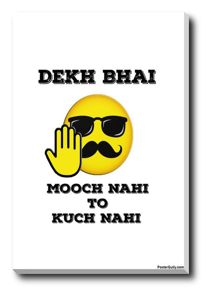 Brand New Designs, Mooch Nahi White Artwork