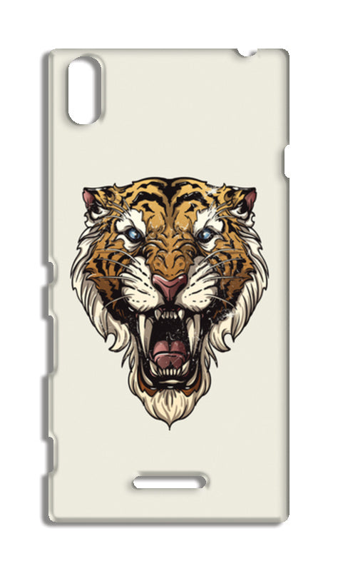 Saber Toothed Tiger Sony Xperia T3 Cases