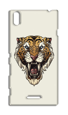 Saber Toothed Tiger Sony Xperia T3 Cases