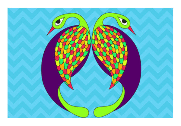Peacock Love Wall Art