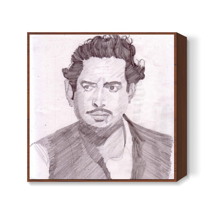 Guru Dutt was dedicated to cinema Square Art Prints