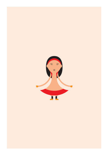 Fancy Girl Art PosterGully Specials