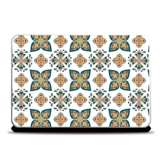 Brown Small Unique Prints Laptop Skins
