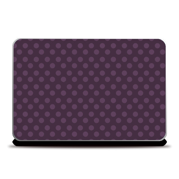 Purple Dots Laptop Skins