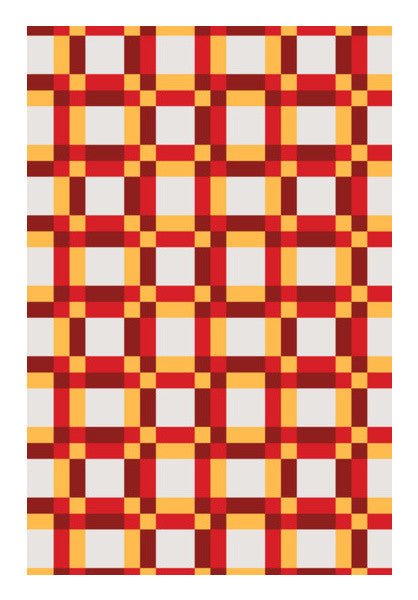 Abstract Colored Tile Pattern Art PosterGully Specials