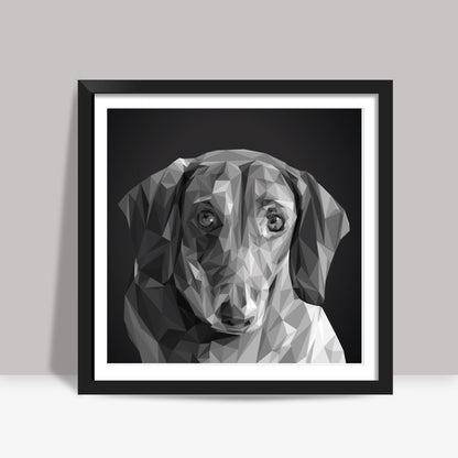 Dachshund ( Dog Lovers) Square Art Prints