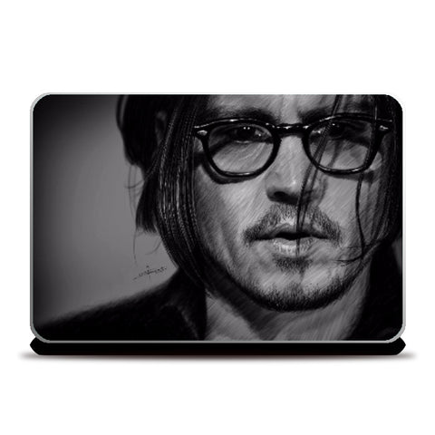 Laptop Skins, Johnny Depp Laptop Skin | Satyaki Sarkar, - PosterGully