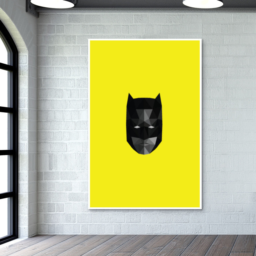 Batman low poly Wall Art