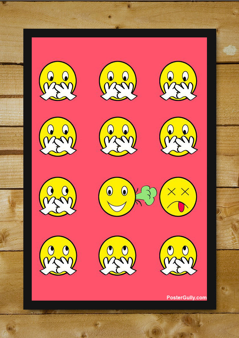 Wall Art, Minimal Faces Pink Artwork