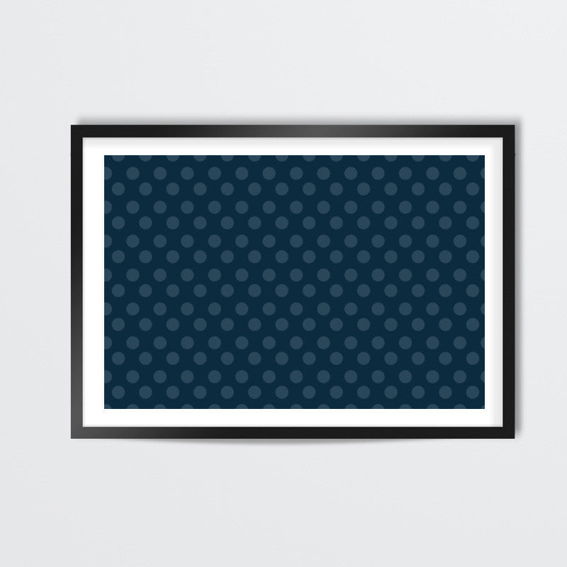 Blue Dots Wall Art