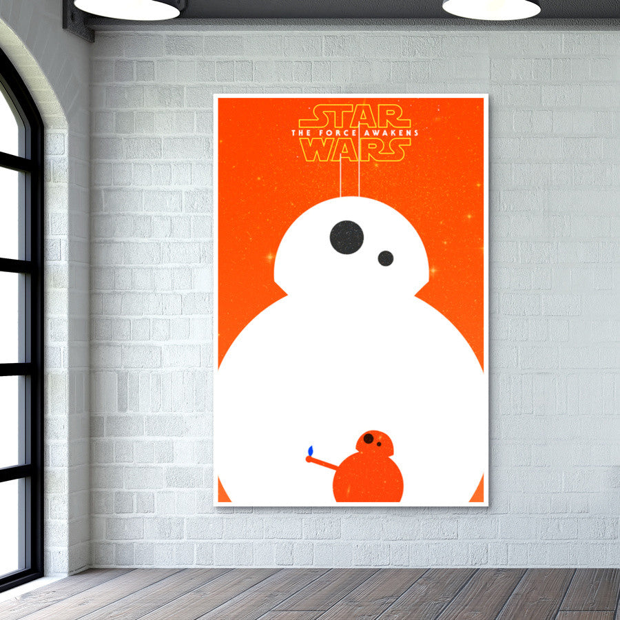 BB-8 MINIMAL POSTER Wall Art