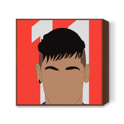 Neymar Jr. 11 | Barcelona | Football Square Art Prints